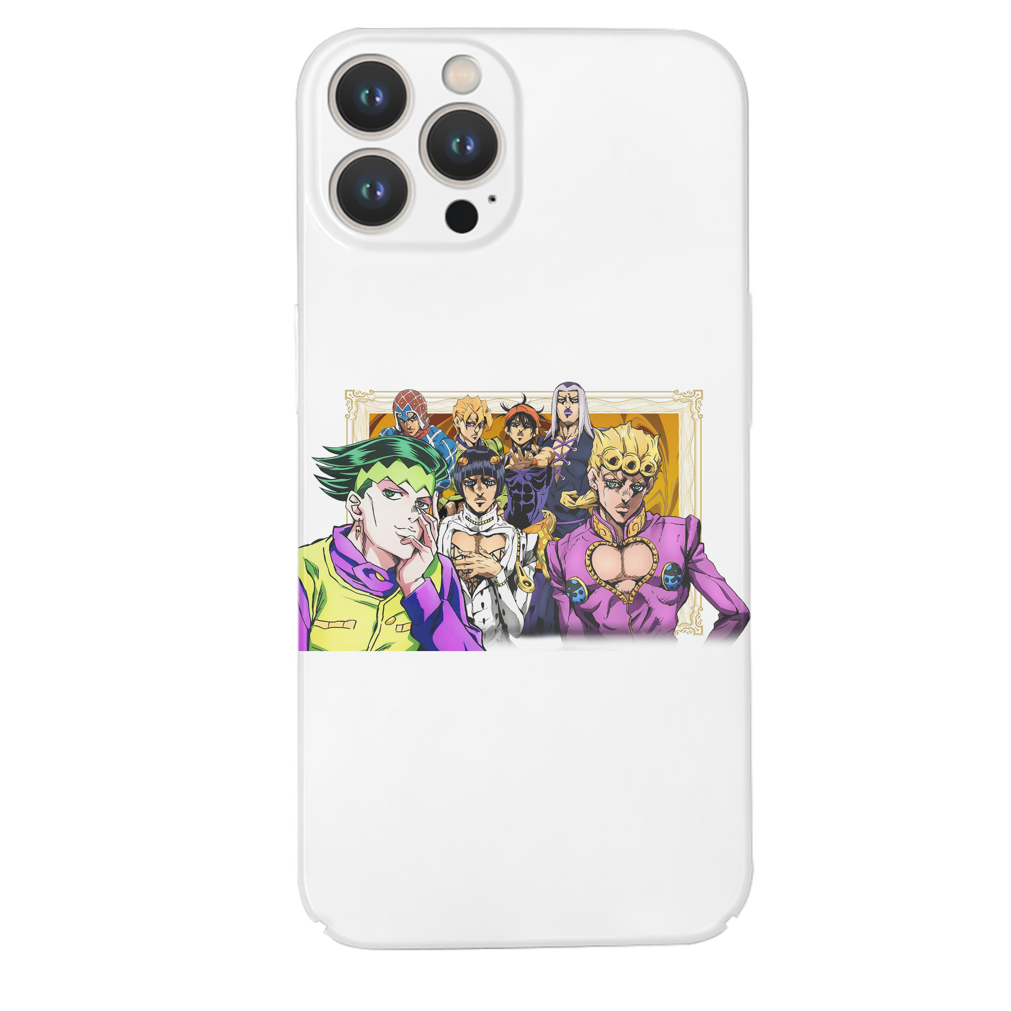 （画像用） ジョジョの奇妙な冒険 ジョルノ?ジョバァーナ JoJo's Bizarre Adventure Giorno Giovanna 【iPhone 14シリーズ対応】ハードケース